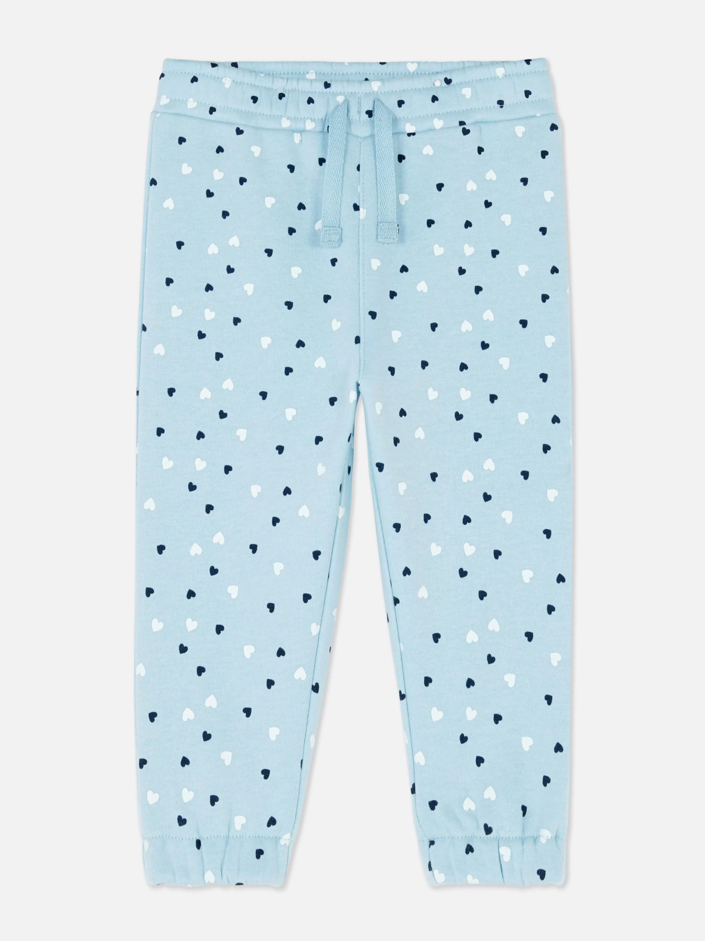 Calças E Leggings*Primark Calças Treino Conjunto Coordenado Punhos Cordão Azul-claro