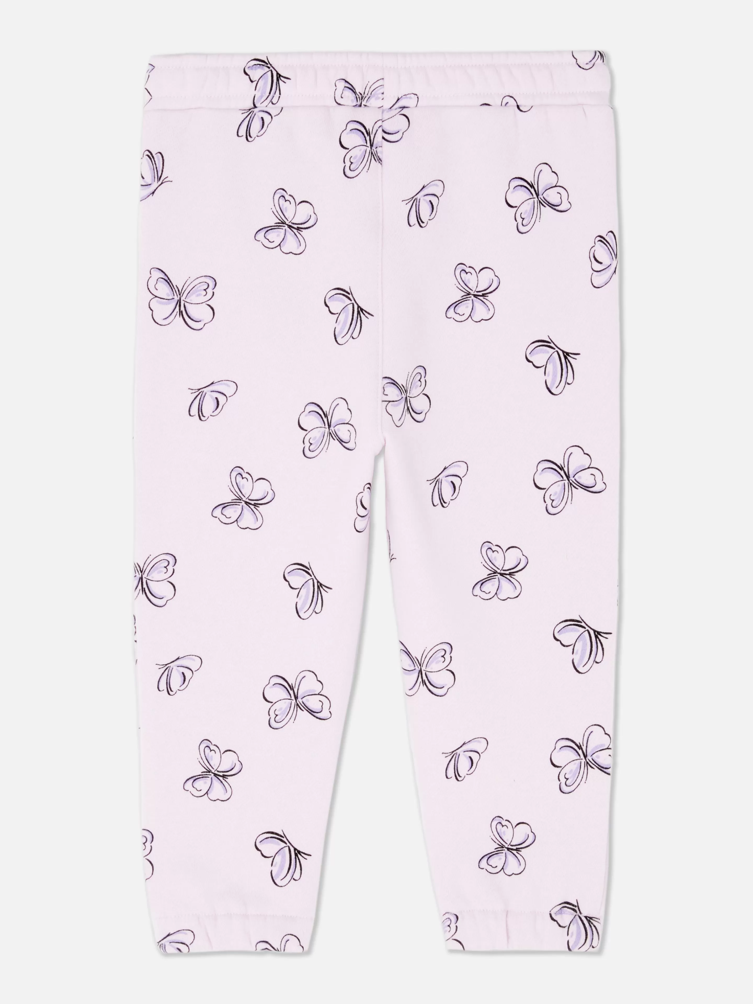 Calças E Leggings*Primark Calças Treino Conjunto Coordenado Punhos Cordão Roxo-claro