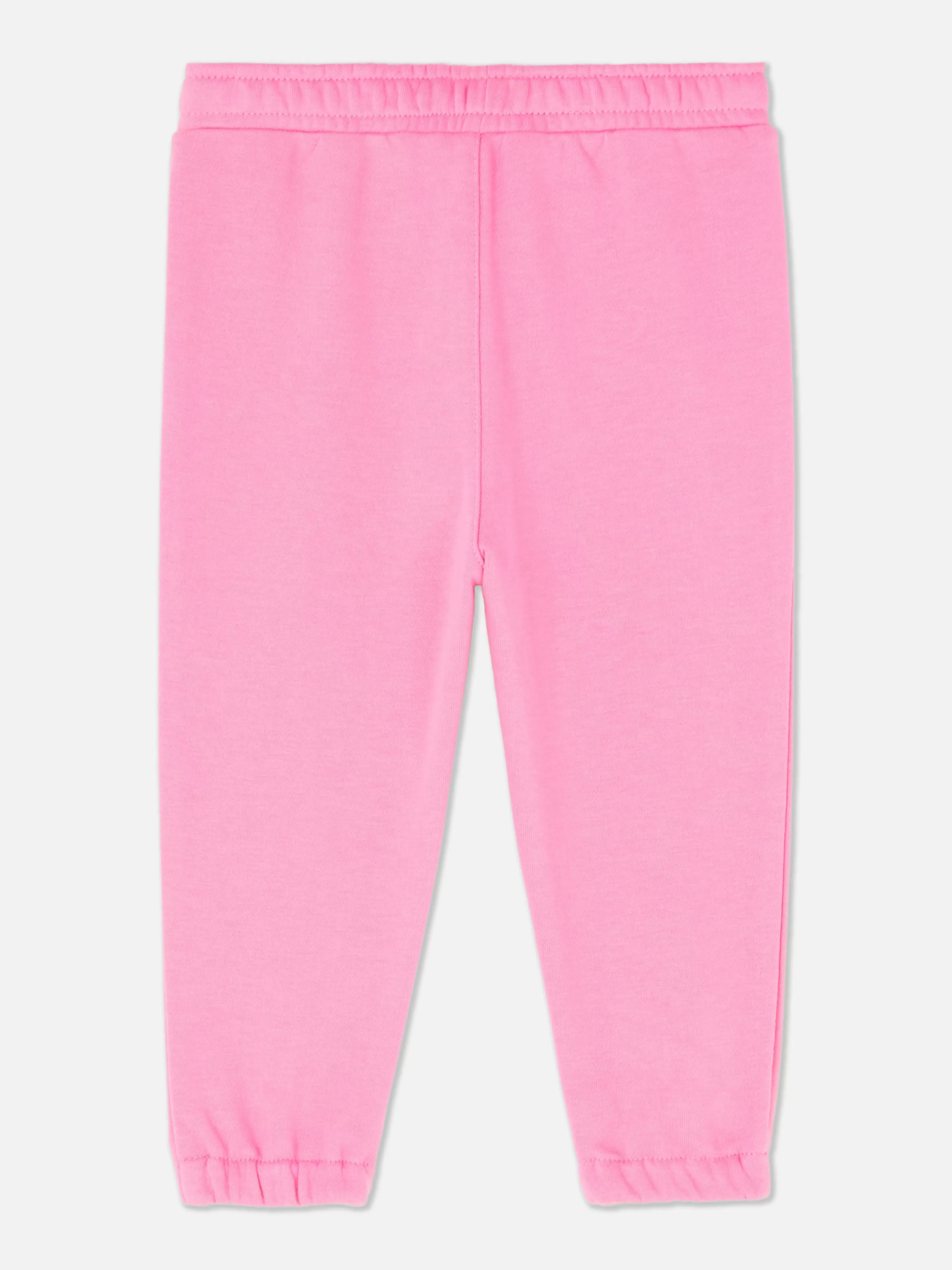 Calças E Leggings*Primark Calças Treino Conjunto Coordenado Punhos Cordão Rosa-choque