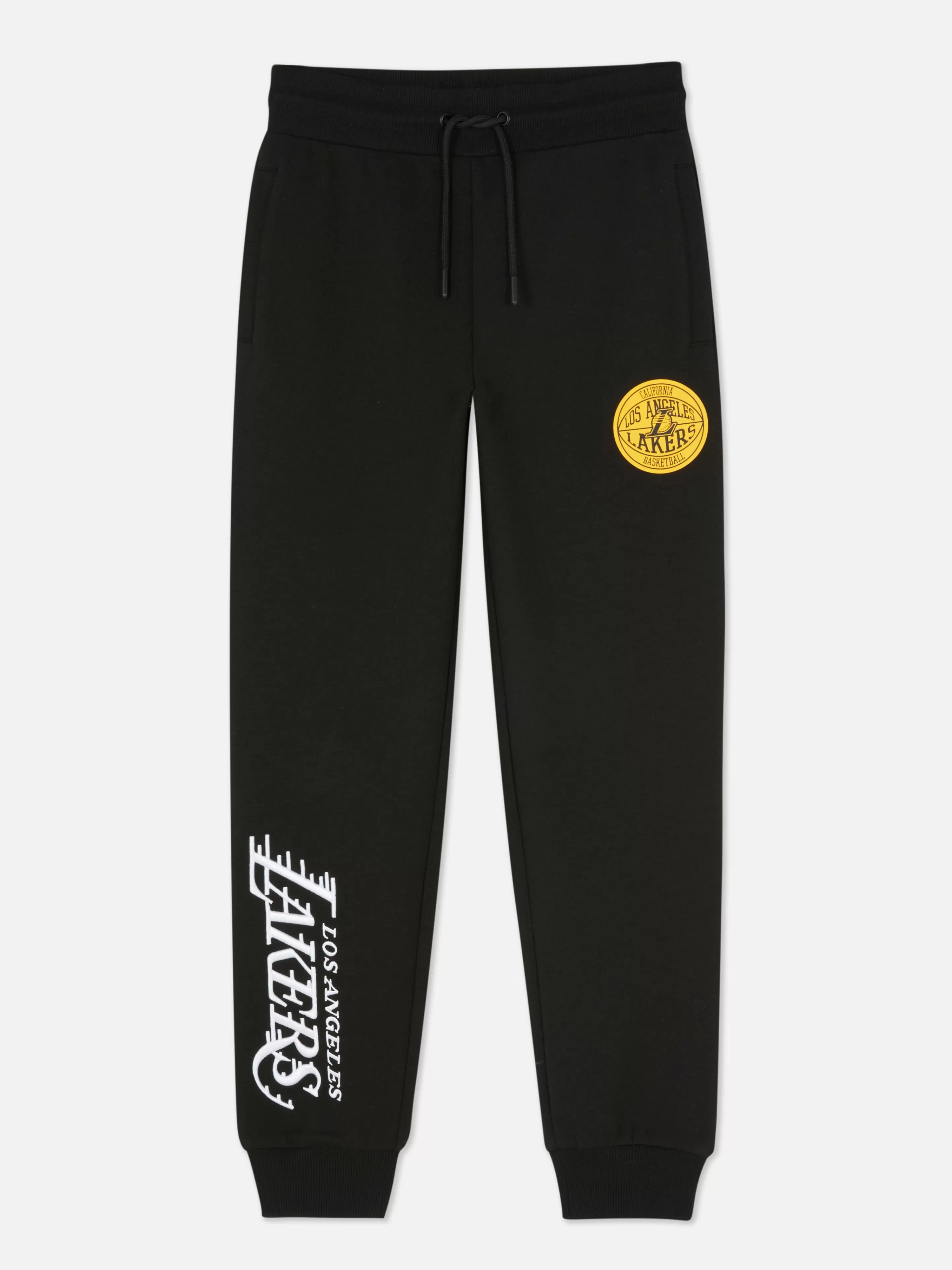 Calças De Treino*Primark Calças Treino Cordão Coordenadas NBA Los Angeles Lakers Preto