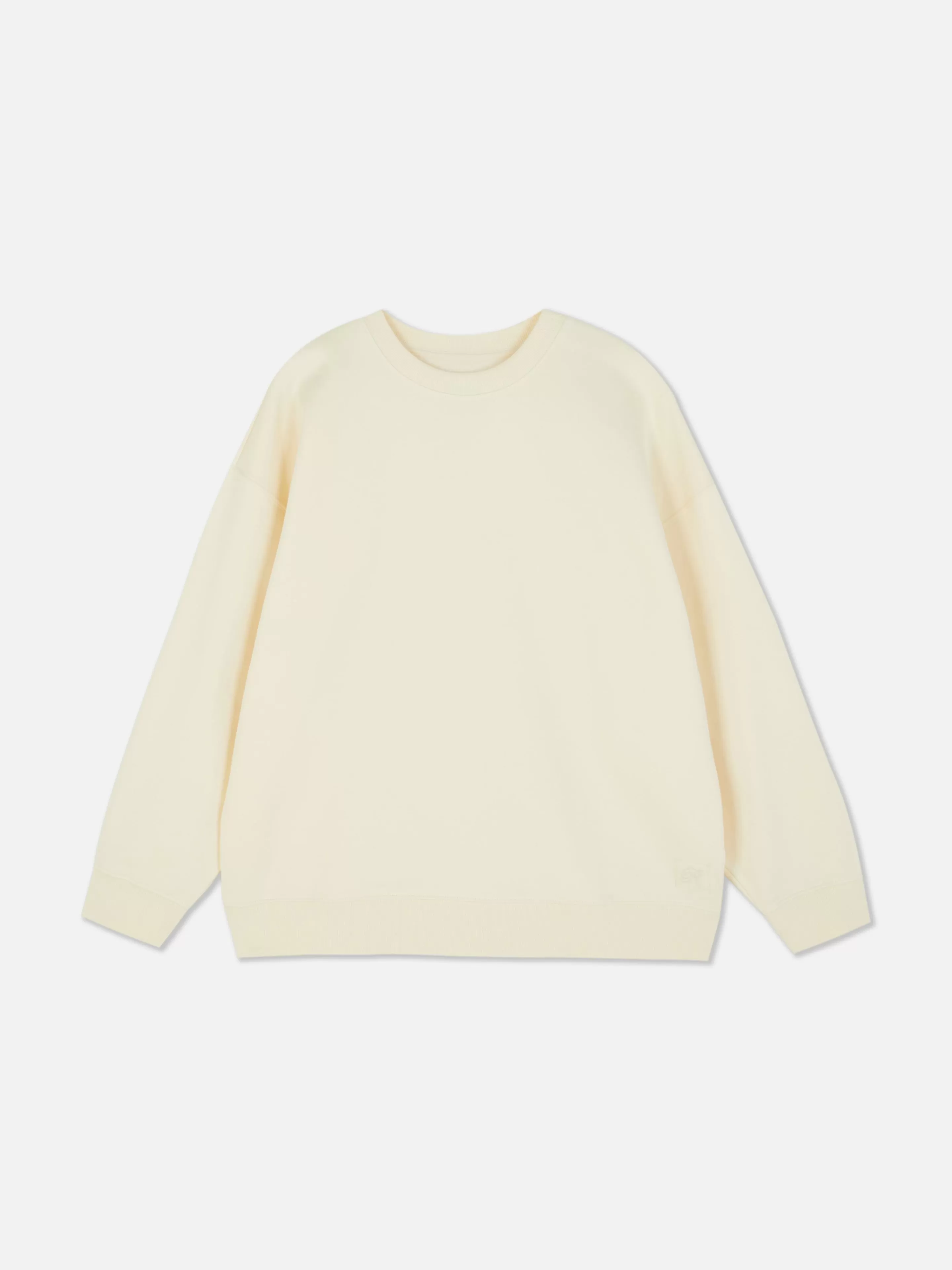 Camisolas Com E Sem Capuz*Primark Camisola Conjunto Coordenado Corte Grande Rita Ora Creme