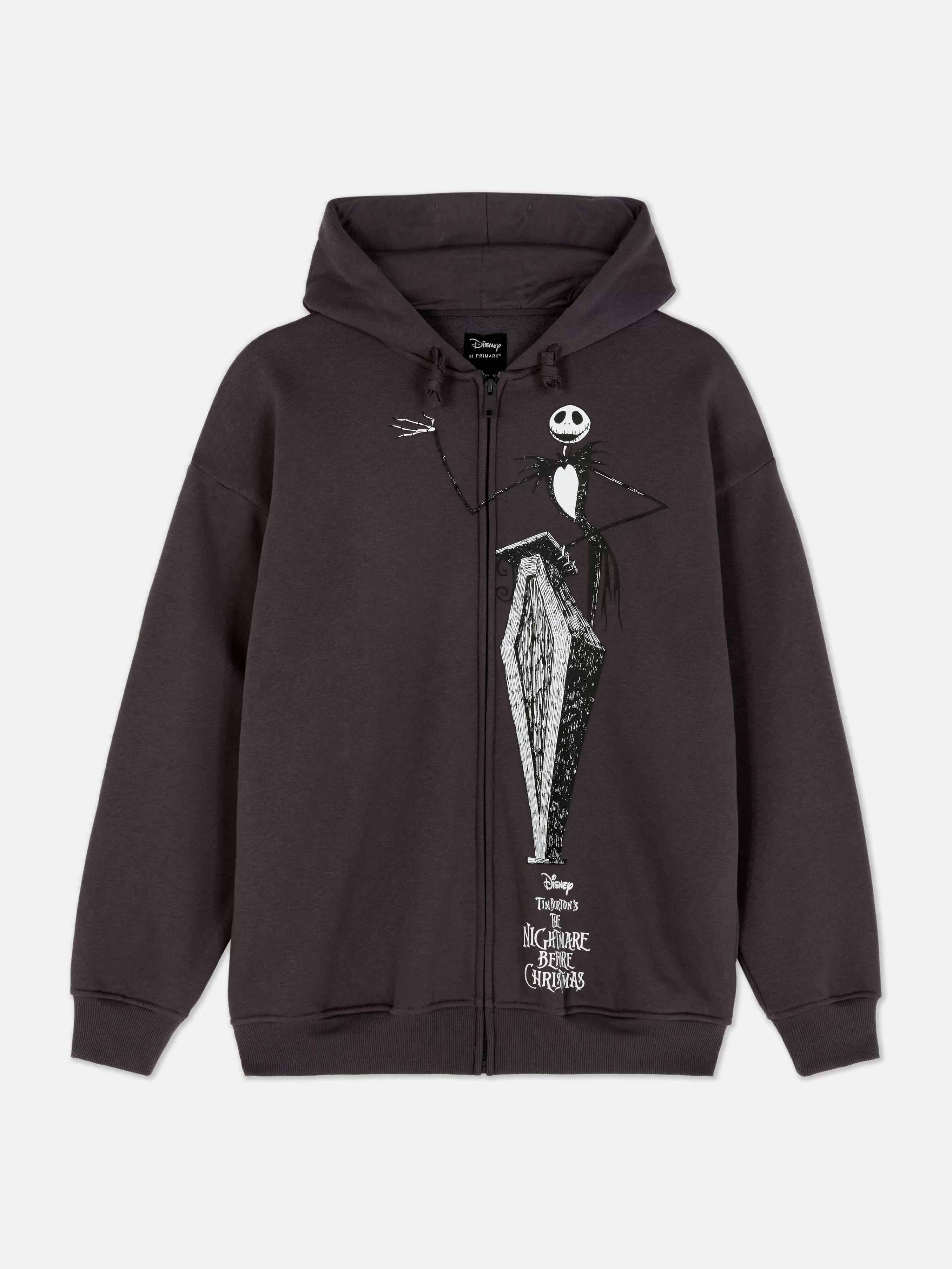Camisolas Com E Sem Capuz*Primark Casaco C/ Capuz Fecho De Correr Disney Tim Burton O Estranho Mundo De Jack Carvão