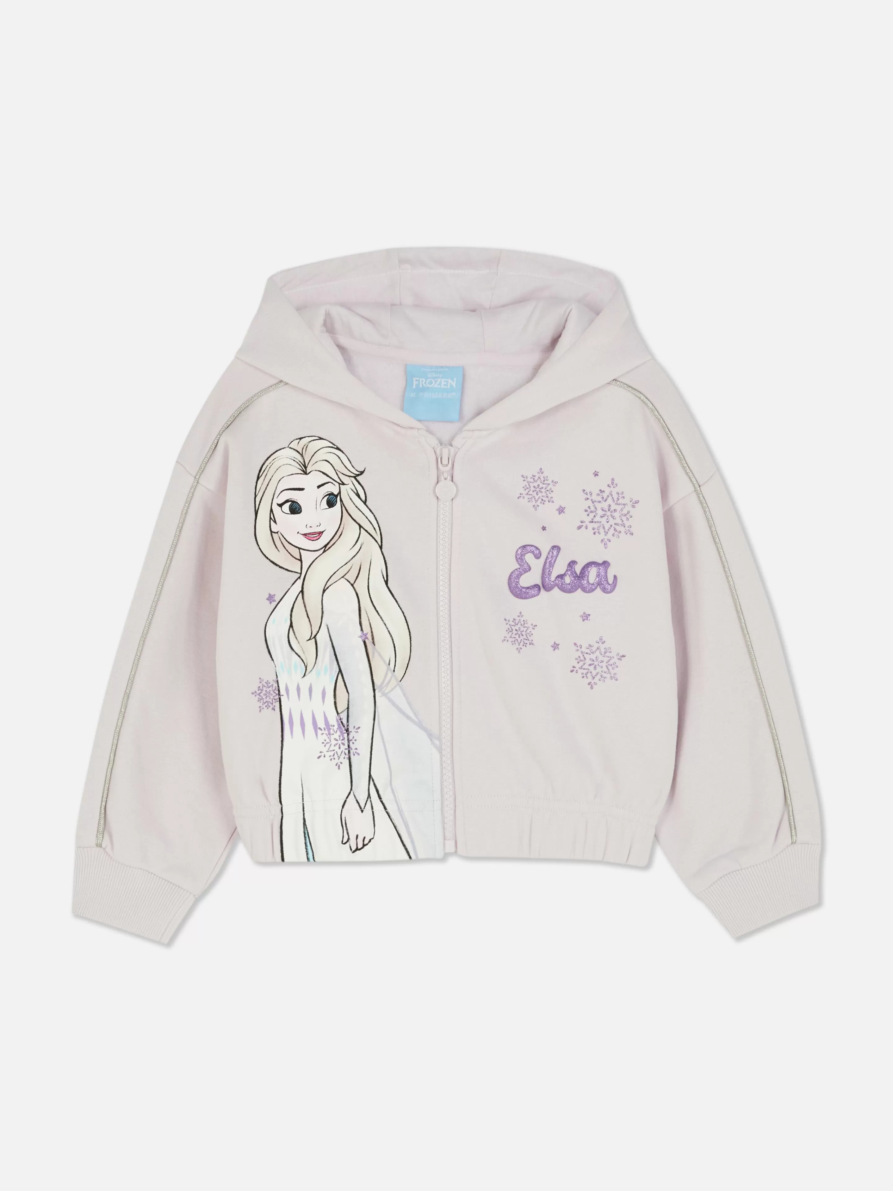 Camisolas Com E Sem Capuz*Primark Casaco Capuz C. Coord. Fecho Correr Disney Frozen Lilás