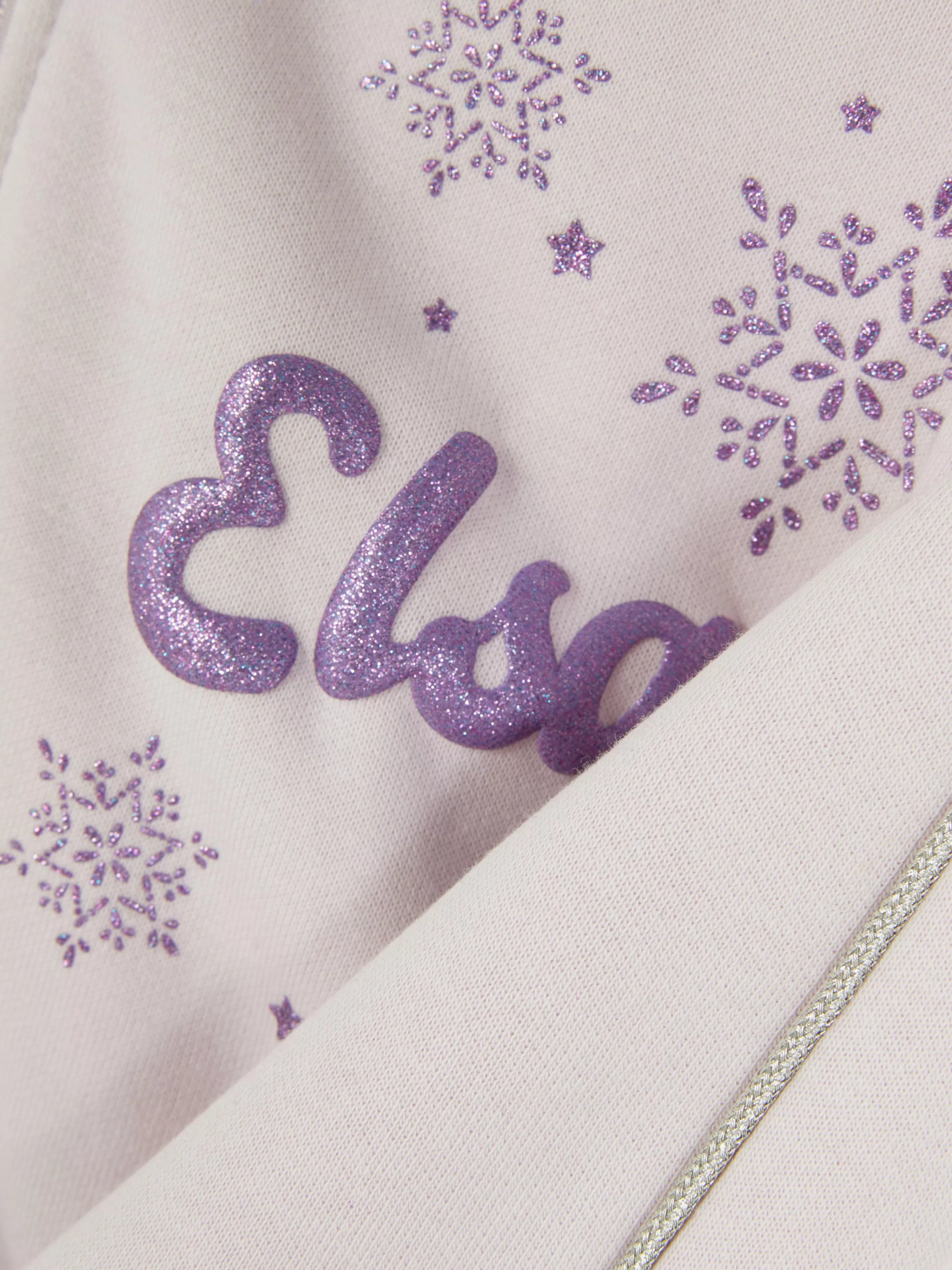 Camisolas Com E Sem Capuz*Primark Casaco Capuz C. Coord. Fecho Correr Disney Frozen Lilás