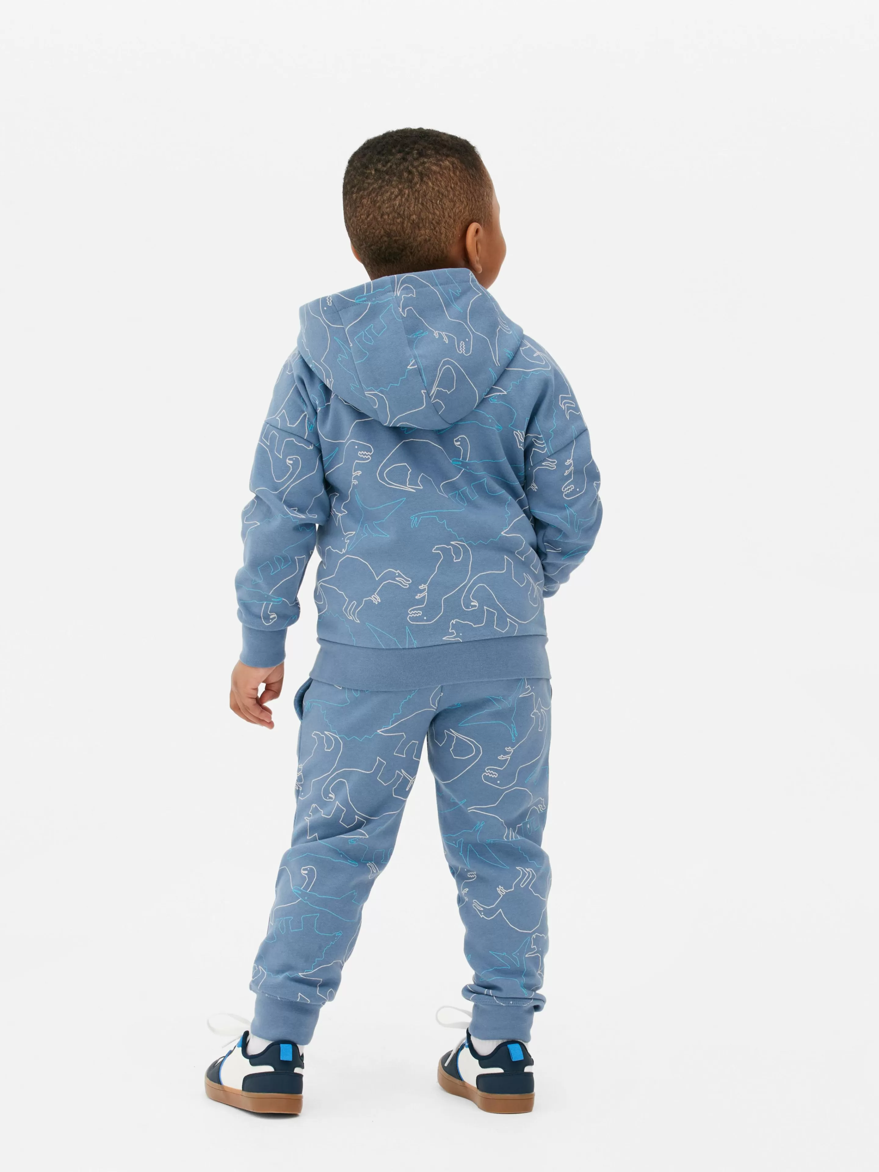 Camisolas Com E Sem Capuz*Primark Casaco Capuz Fecho Correr Conjunto Coordenado Azul