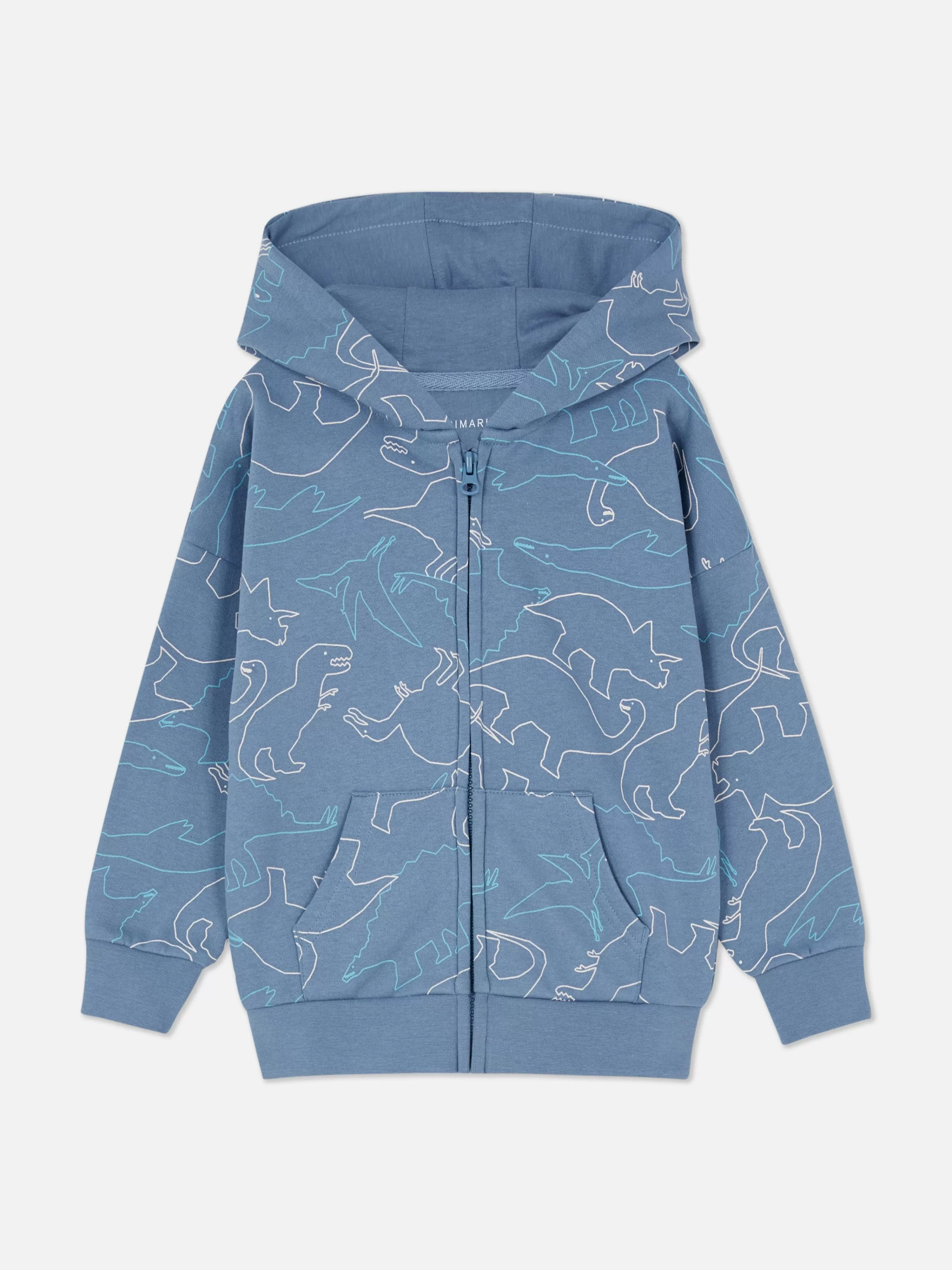 Camisolas Com E Sem Capuz*Primark Casaco Capuz Fecho Correr Conjunto Coordenado Azul