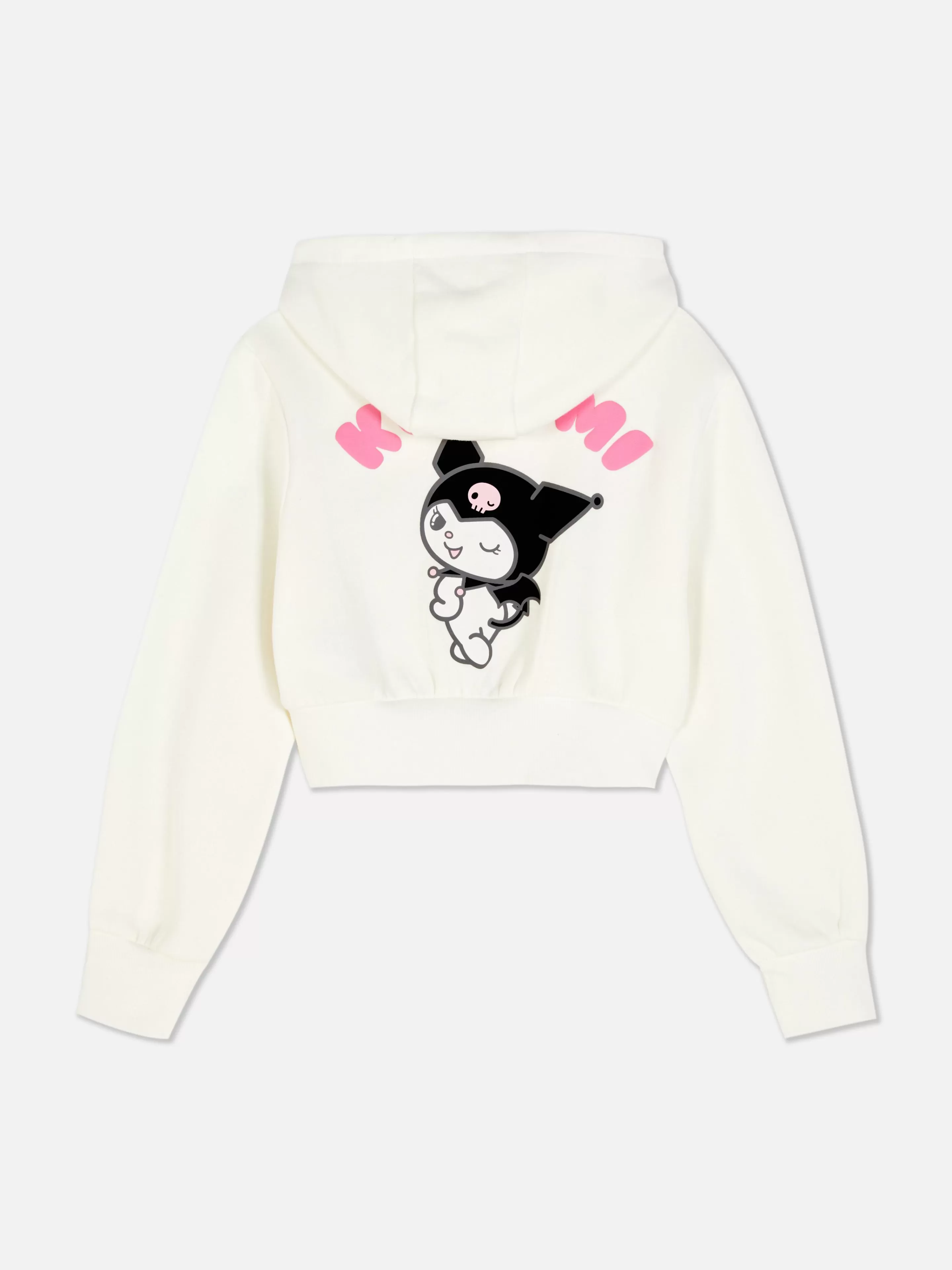 Camisolas Com E Sem Capuz*Primark Casaco Capuz Fecho Correr Hello Kitty Kuromi Branco