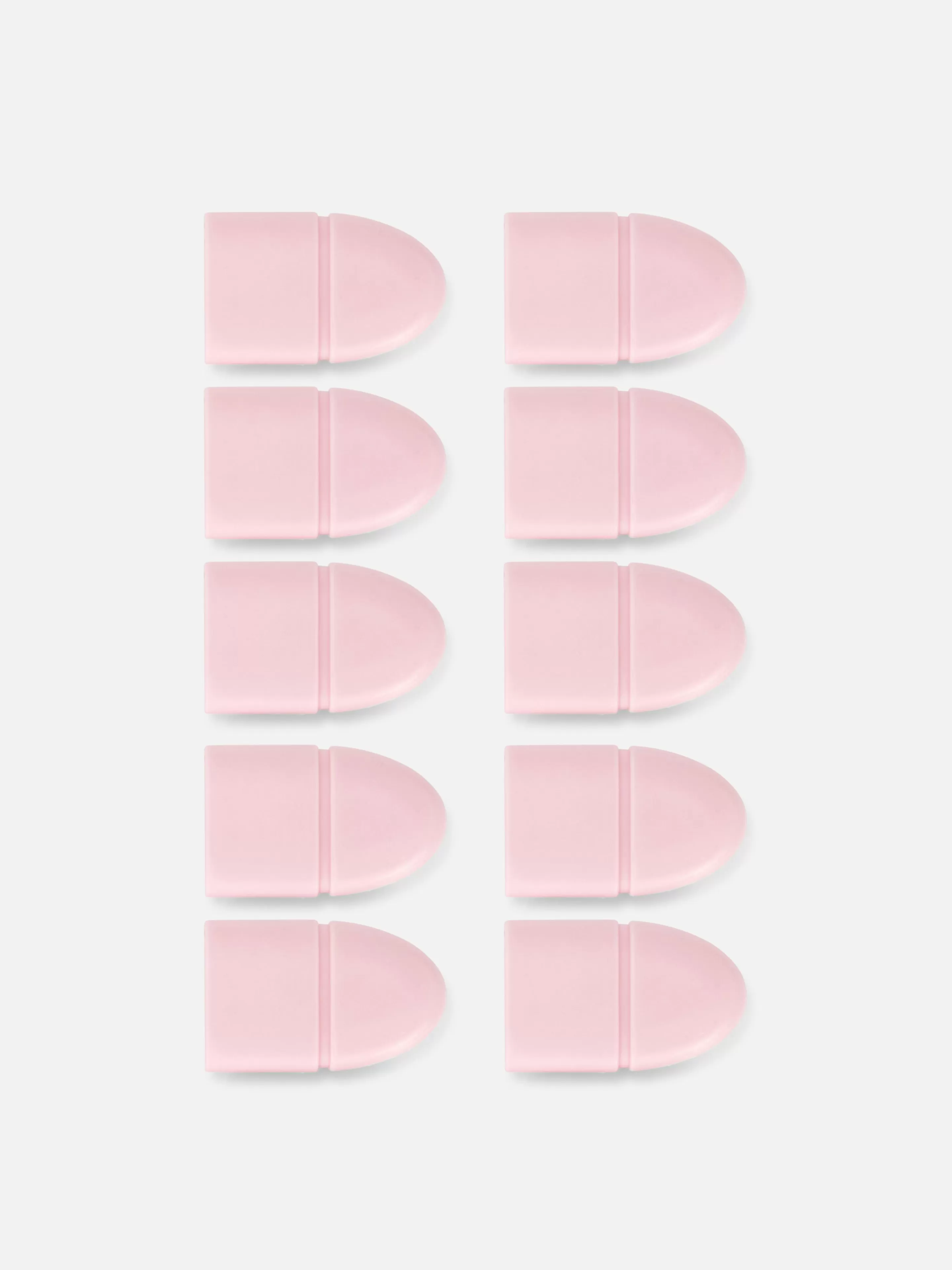 Removedores De Verniz | Tratamentos Para Unhas*Primark Pack 10 Protetores De Imersão Em Silicone Para Remover Verniz Multicolor