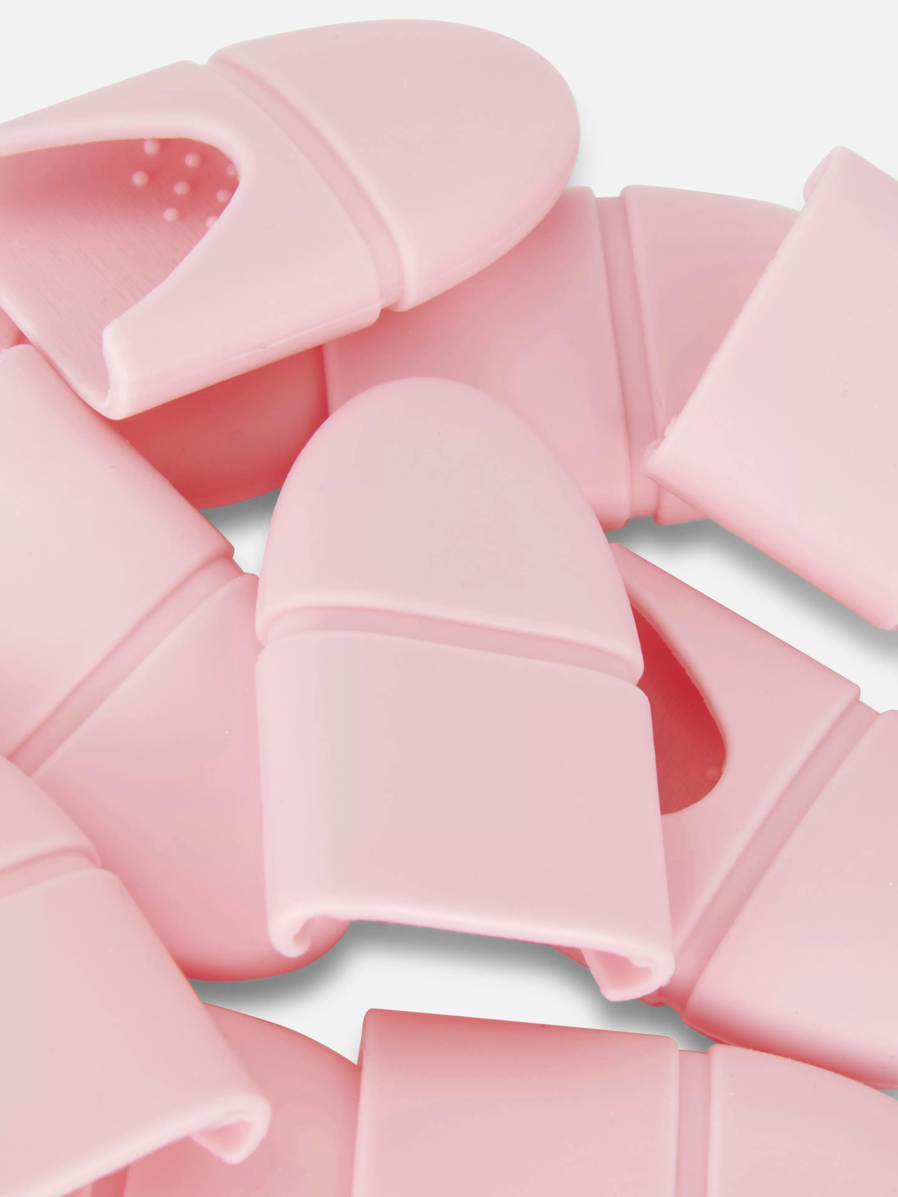 Removedores De Verniz | Tratamentos Para Unhas*Primark Pack 10 Protetores De Imersão Em Silicone Para Remover Verniz Multicolor