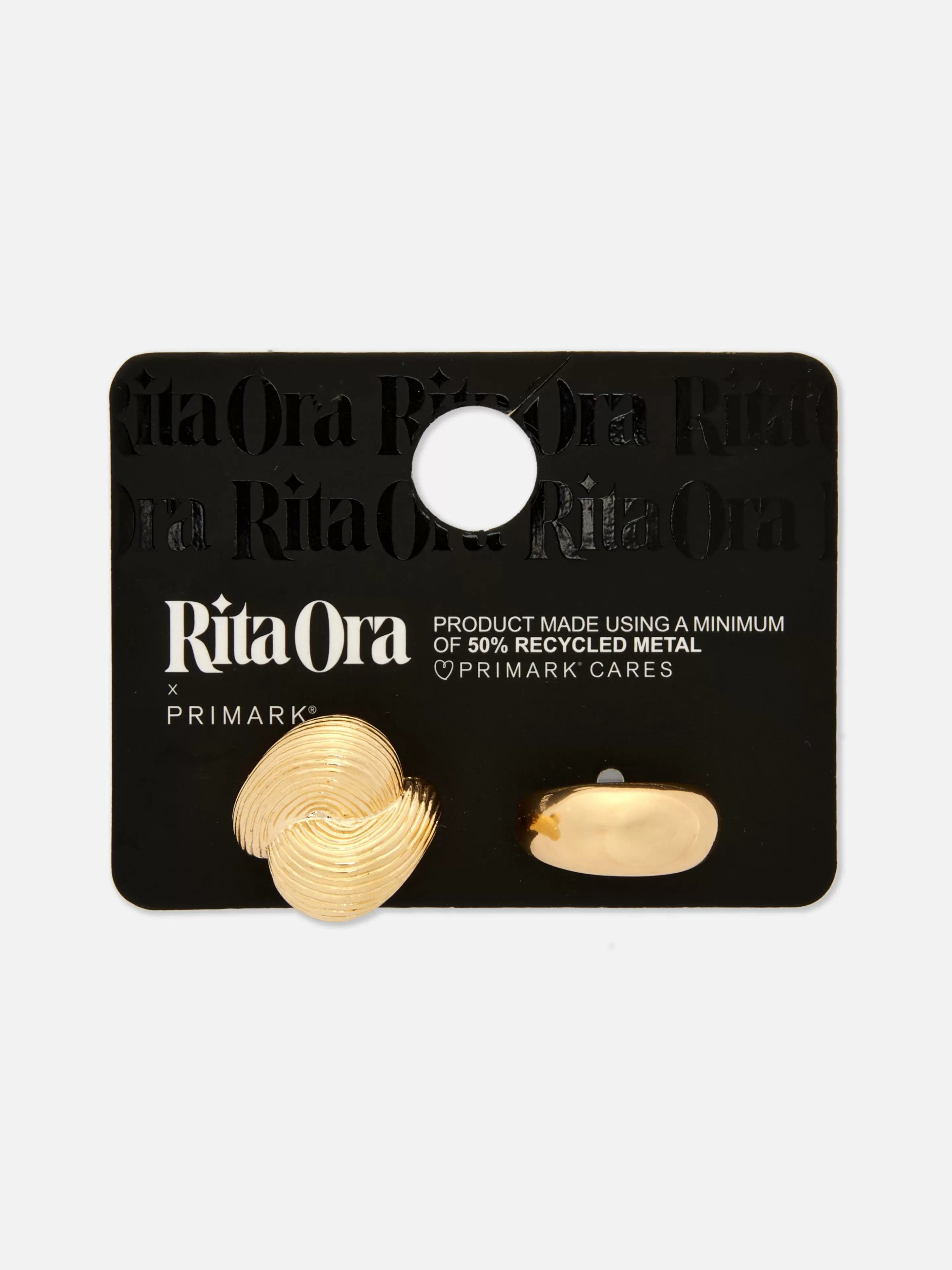 Bijutaria*Primark Pack 2 Anéis Estilo Vintage Rita Ora Amarelo