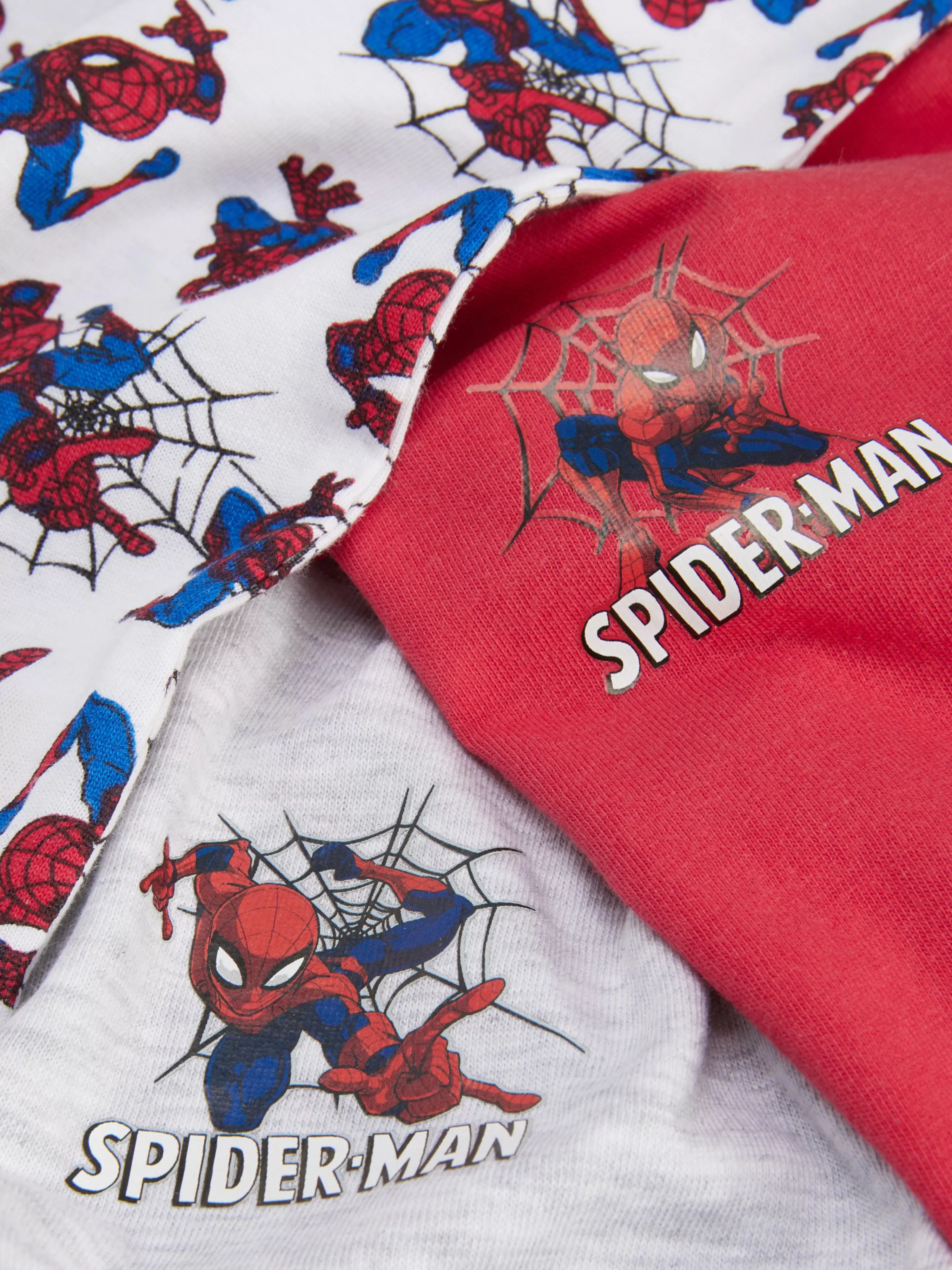 Roupa Interior*Primark Pack 3 Tops S/ Mangas Marvel Spider-Man Multicolor