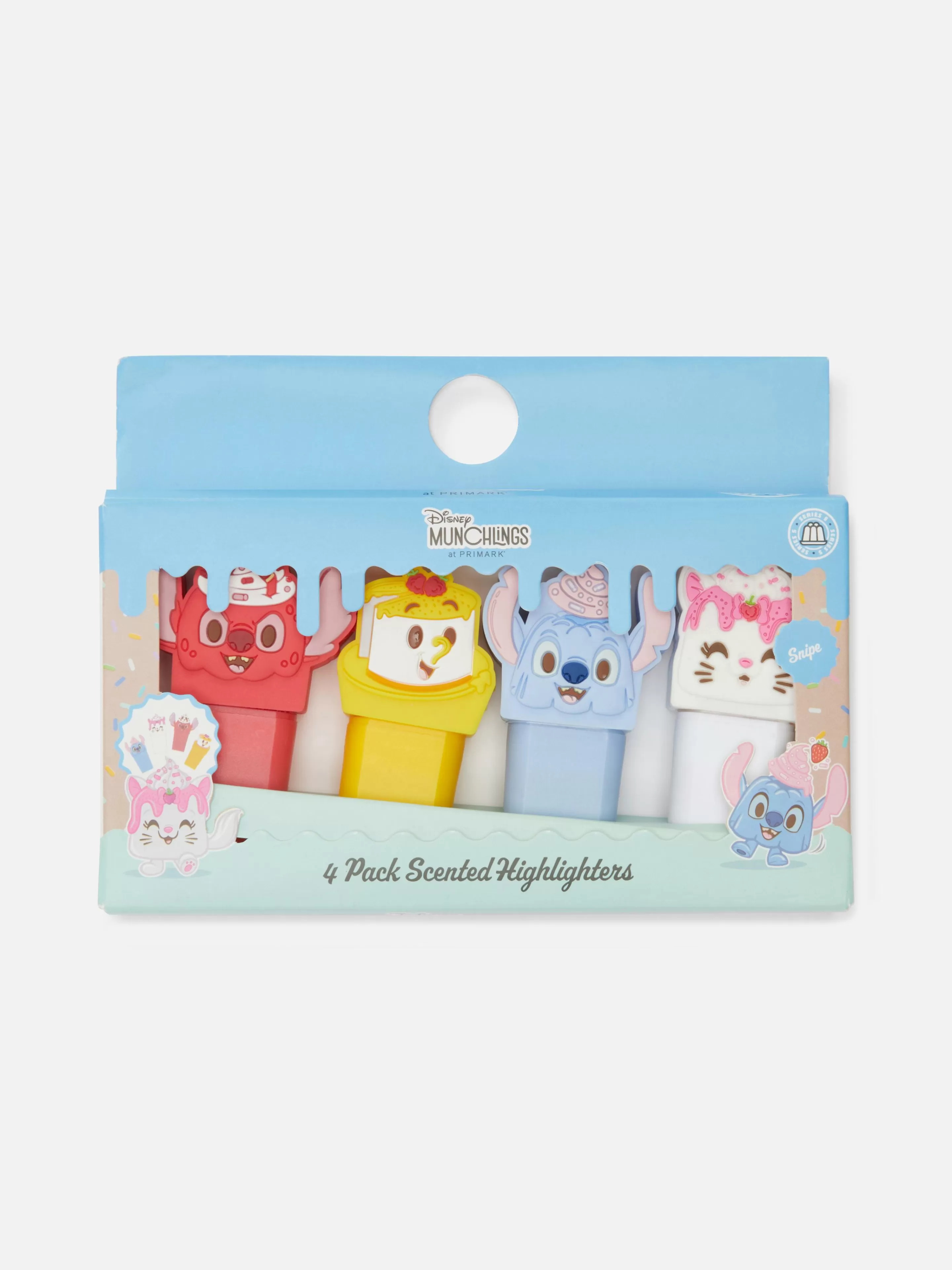 Canetas E Lápis*Primark Pack 4 Marcadores Perfumados Disney Munchlings Multicolor