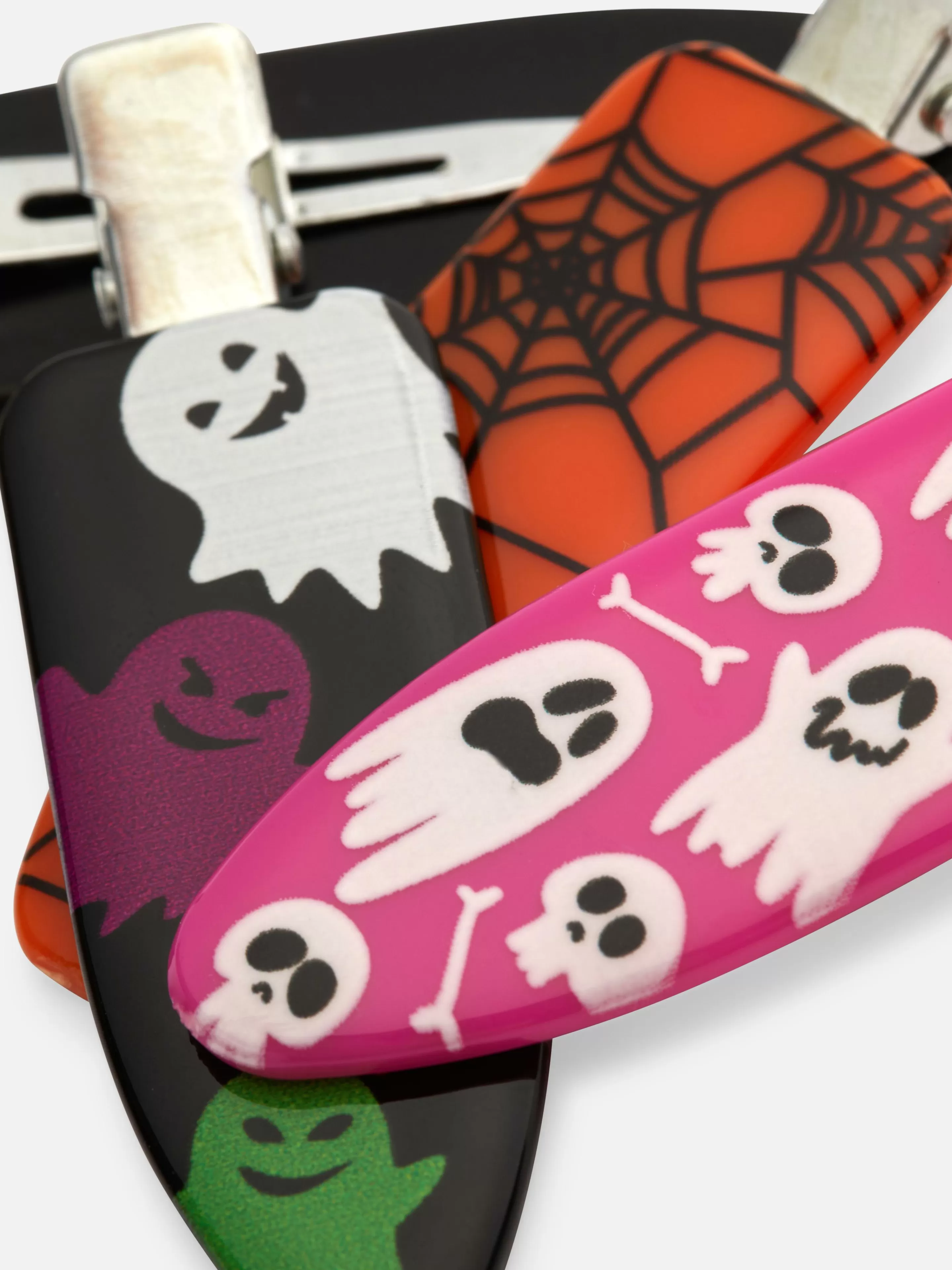 Acessórios De Cabelo*Primark Pack 4 Molas Cabelo S/ Marcas Halloween PS... Multicolor