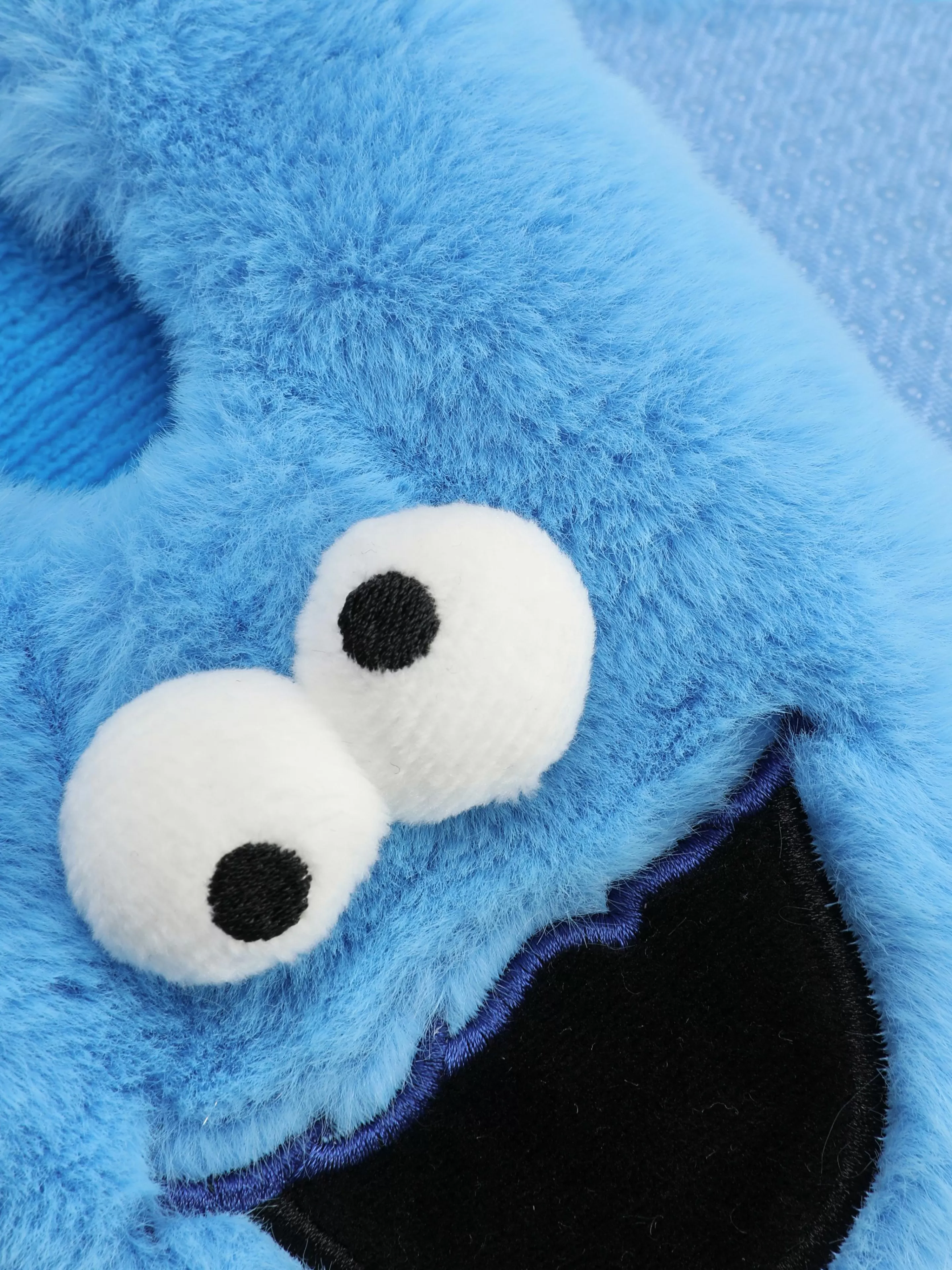 Meias*Primark Pantufas Tipo Meia Rua Sésamo Monstro Das Bolachas Azul