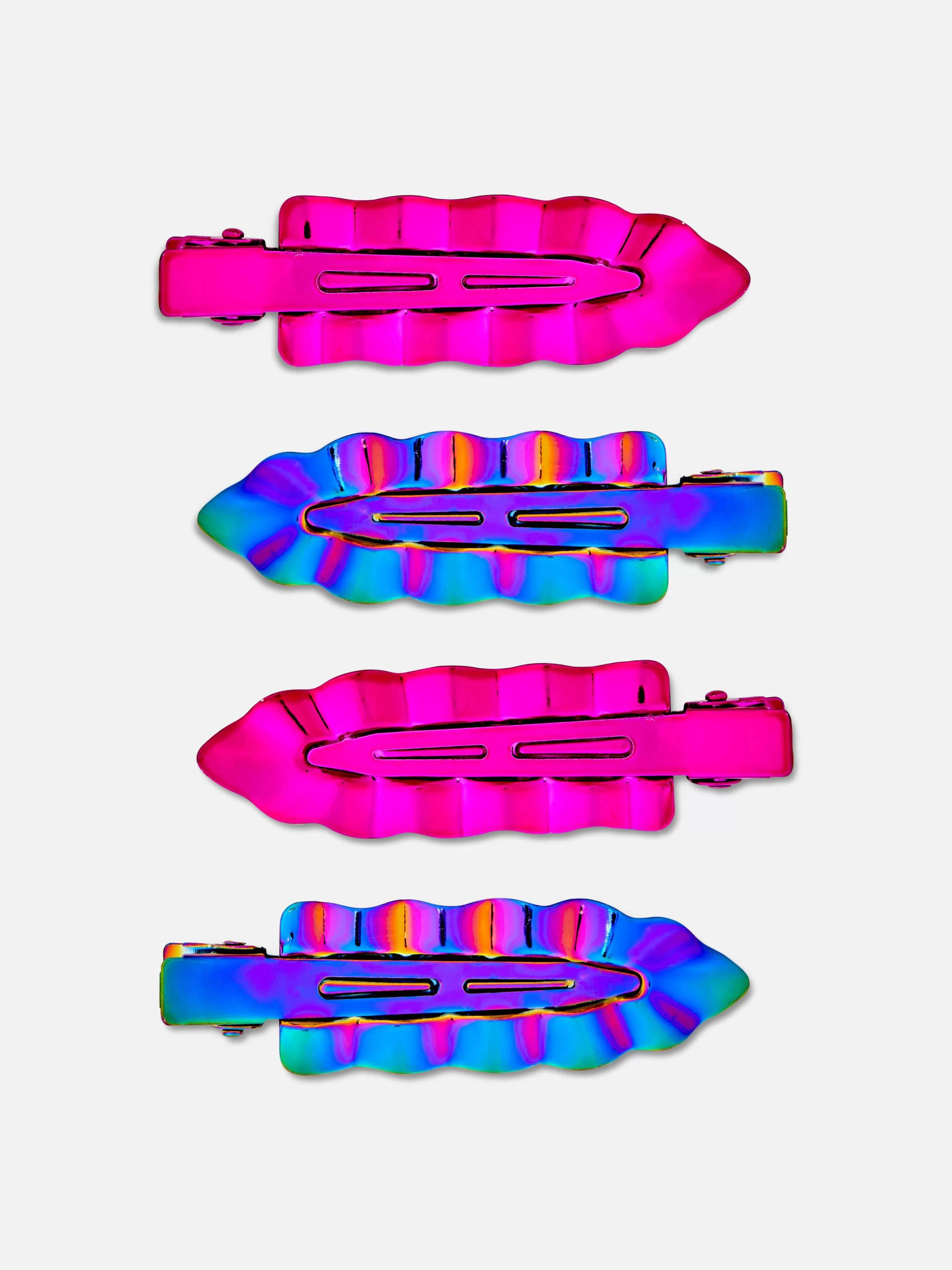 Acessórios De Cabelo*Primark PS... Ganchos Cabelo S/ Marcas Metalizados Multicolor