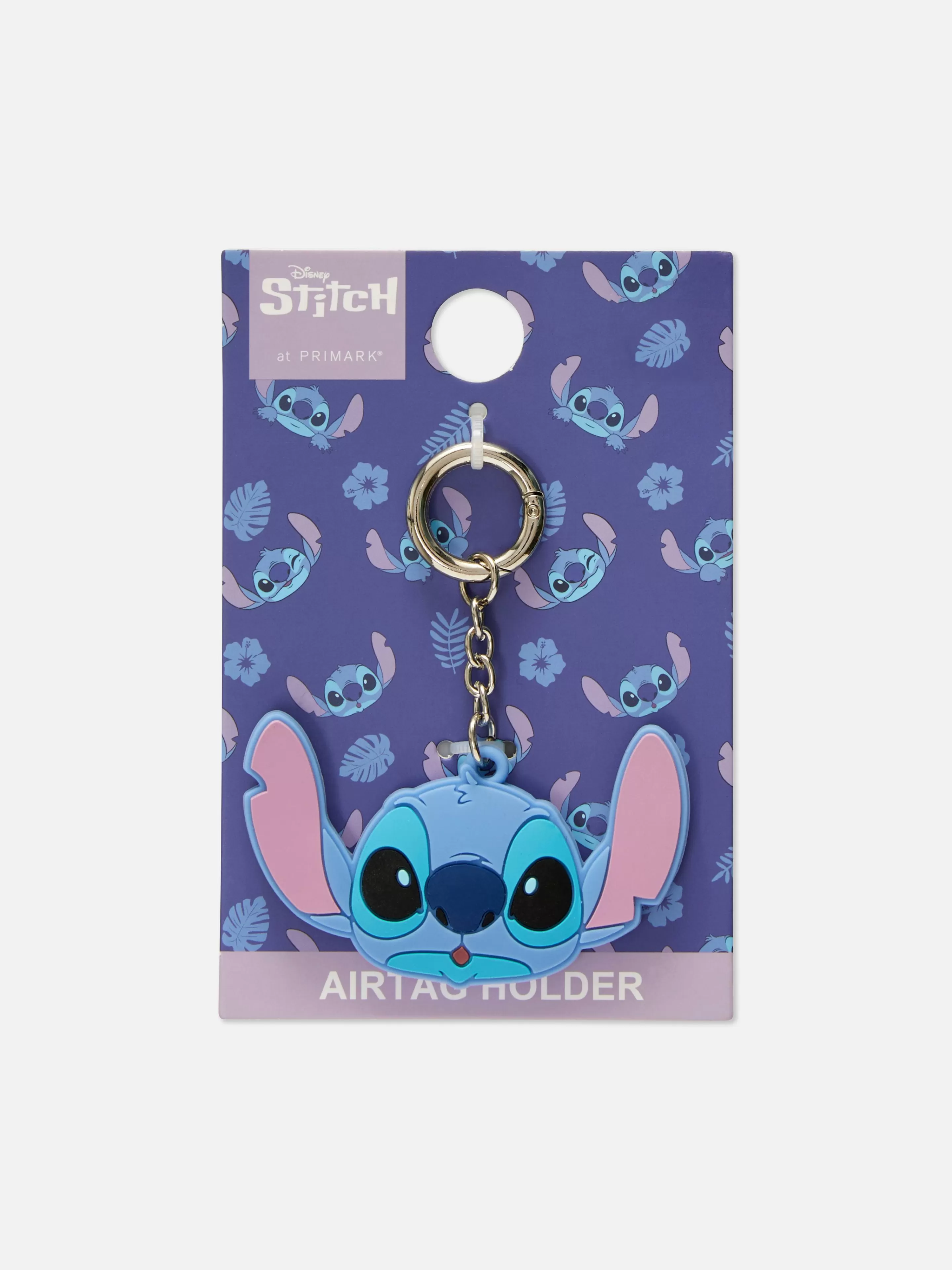 Acessórios De Viagem*Primark Suporte Etiqueta Localização Pendente Disney Stitch Azul