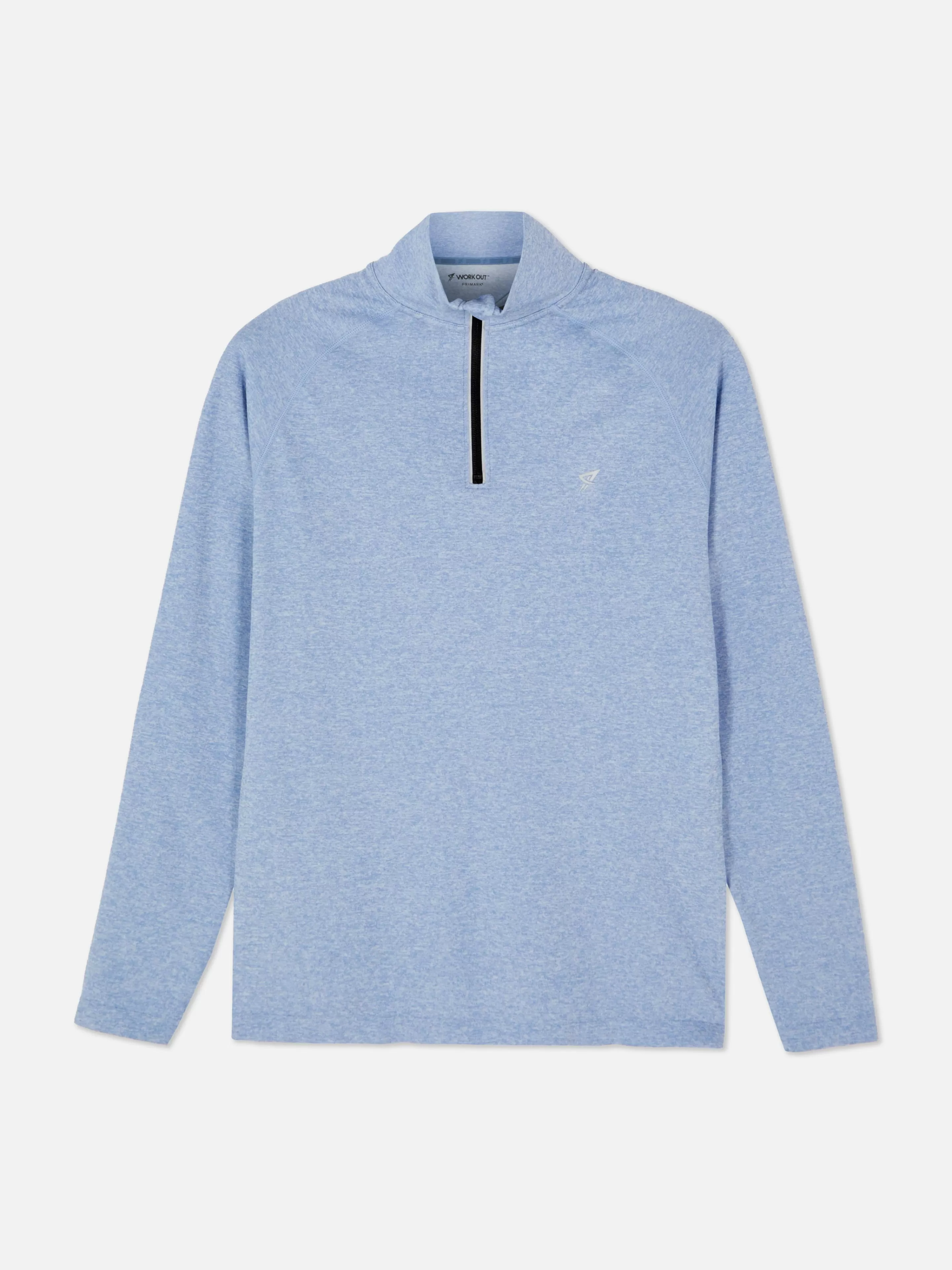 Roupa De Desporto | Tops E T-Shirts*Primark Top Desportivo Fecho Correr 1/4 Desempenho Azul